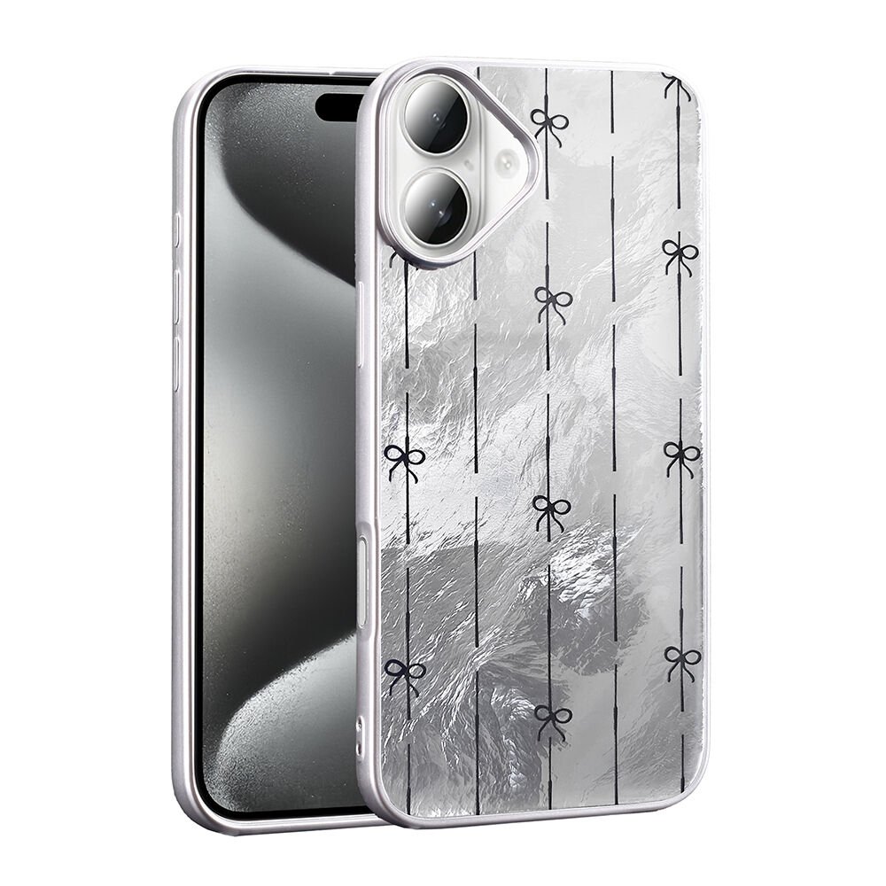 iPhone 16 Kılıf Desenli Mep Kapak Küçük Fiyonk