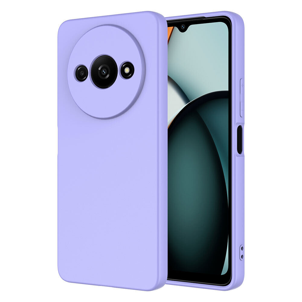 Xiaomi Redmi A3 4G 2024 Kılıf Kamera Korumali Mara Lansman Kapak Lila