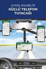 034 Siyah 360 Derece Dönebilen Güçlü Telefon Tutucu