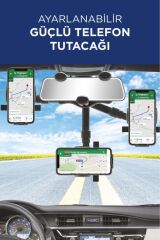 034 Siyah 360 Derece Dönebilen Güçlü Telefon Tutucu