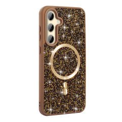 Samsung Galaxy S24 FE Kılıf Parlak Taşlı Tasarım Pırlanta Kapak