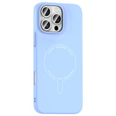 iPhone 16 Pro Kılıf M-Safe Şarj Özellikli Kamera Korumalı Premium Elio Sert PC Kapak
