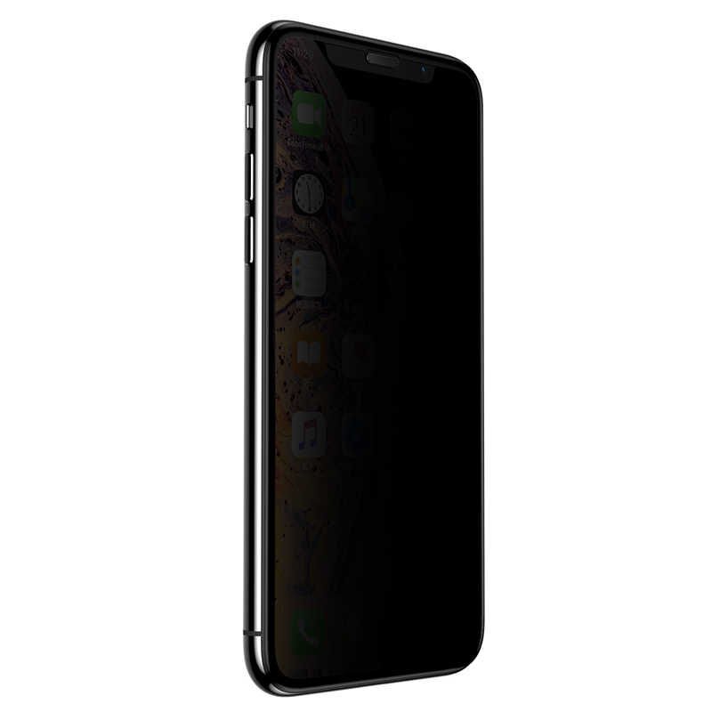 iPhone 14 Pro Max Anti-Dust Privacy Temperli Ekran Koruyucu Siyah