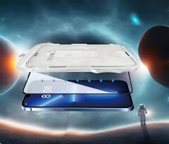 iPhone 16 Pro Max Kolay Uygulama Aparatlı 5D Magic Glass Cam Ekran Koruyucu