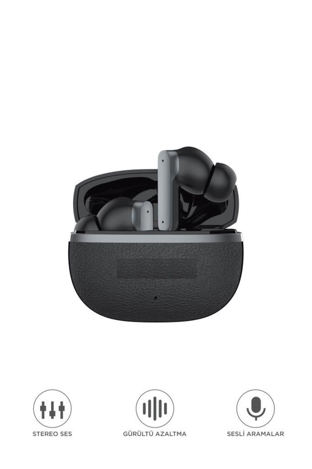 Bluetooth Kulaklık Kulak İçi Aktif Gürültü Engelleme Kablosuz Kulaklık BT 5.4 TB11 Siyah