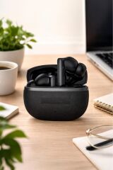 Bluetooth Kulaklık Kulak İçi Aktif Gürültü Engelleme Kablosuz Kulaklık BT 5.4 TB11 Siyah