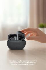 Bluetooth Kulaklık Kulak İçi Aktif Gürültü Engelleme Kablosuz Kulaklık BT 5.4 TB11 Siyah