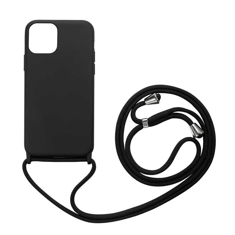 iPhone 12 Mini Kılıf Ropi Kapak Siyah