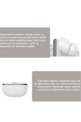 Bluetooth Kulaklık Kulak İçi Aktif Gürültü Engelleme Kablosuz Kulaklık BT 5.4 TB11 Beyaz