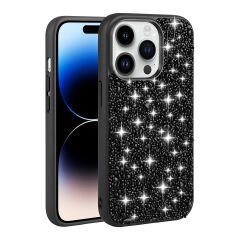 iPhone 14 Pro Max Kılıf Parlak Taşlı Tasarım Linea Kapak kılıf