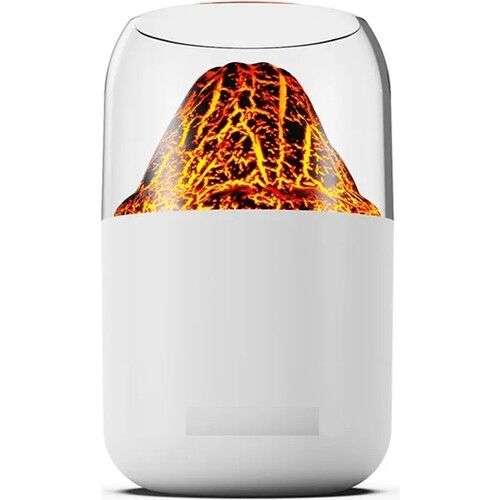 Ulrasonik Ledli Hava Nemlendirici Buhar Makinesi ve Aroma Difüzörü Ultra Sessiz Çalişma 300 ml Beyaz