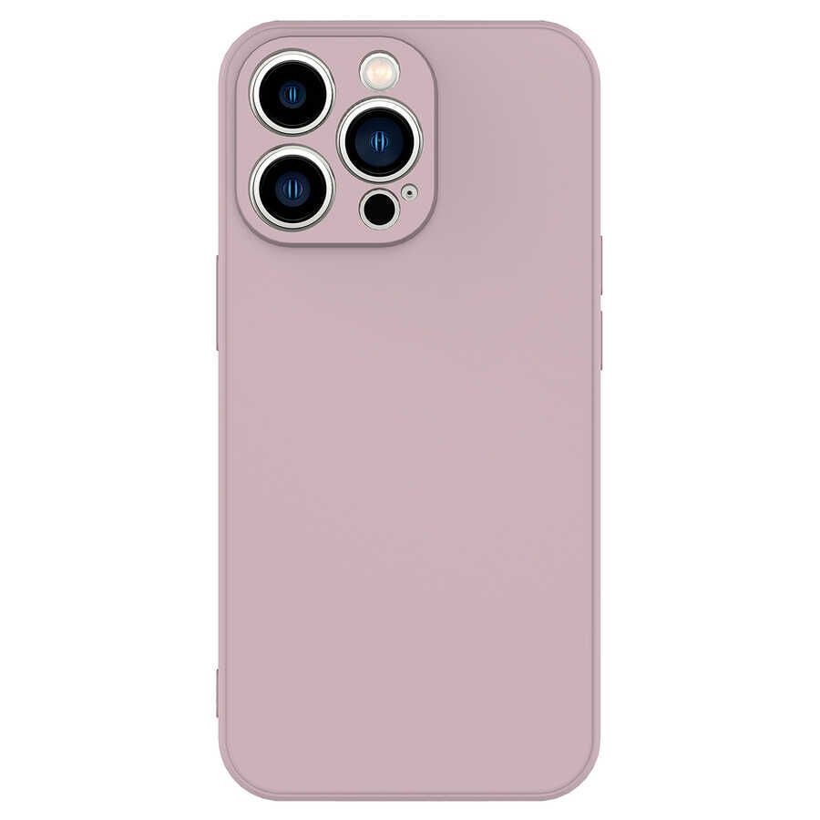 iPhone 13 Pro Max Kamera Korumali Mara Lansman Kapak Pembe Açık