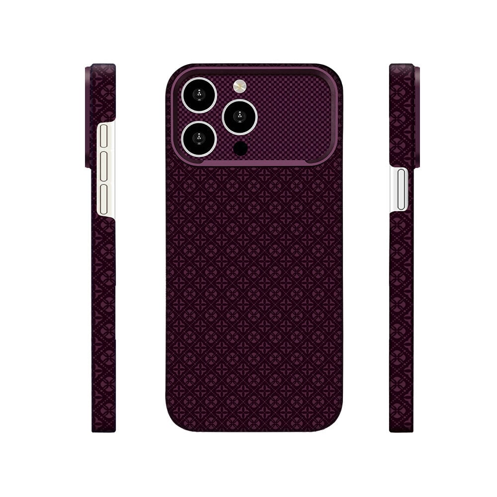 iPhone 14 Pro Kılıf MagSafe Şarj Özellikli Premium Retro Çiçek Desenli Kamera Ve Lens Korumali Velix Sert PC Kapak
