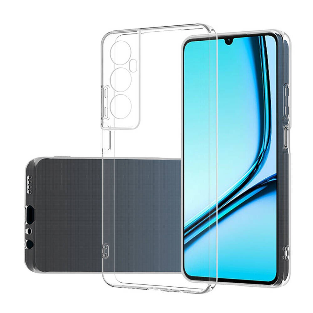 Realme C65 4G Kılıf Kamera Korumali Süper Silikon Kapak Şeffaf