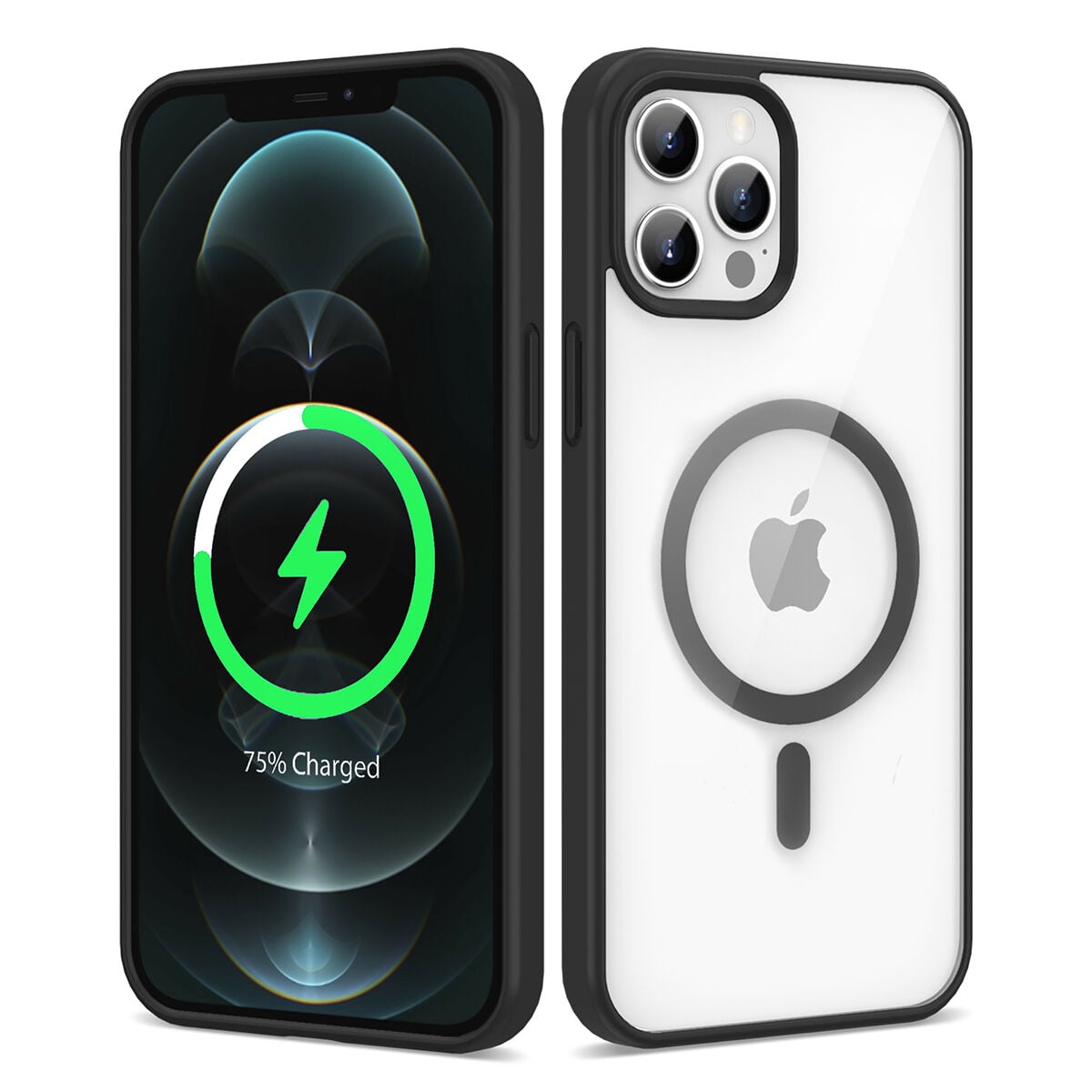 iPhone 12 Pro Kılıf Magsafe Wireless Şarj Özellikli Silikon Ege Kapak kılıf
