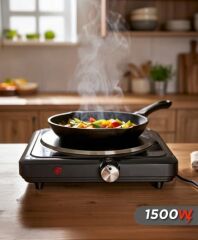 Elektrikli Ocak Termostatlı Ayarlanabilir Tekli Ocak TEH01