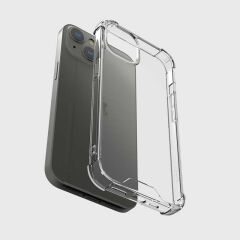iPhone 13 Kılıf Nitro Anti Shock Darbe Emici Köşe Korumalı Şeffaf Silikon Kapak Renksiz