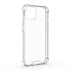 iPhone 13 Kılıf Nitro Anti Shock Darbe Emici Köşe Korumalı Şeffaf Silikon Kapak Renksiz