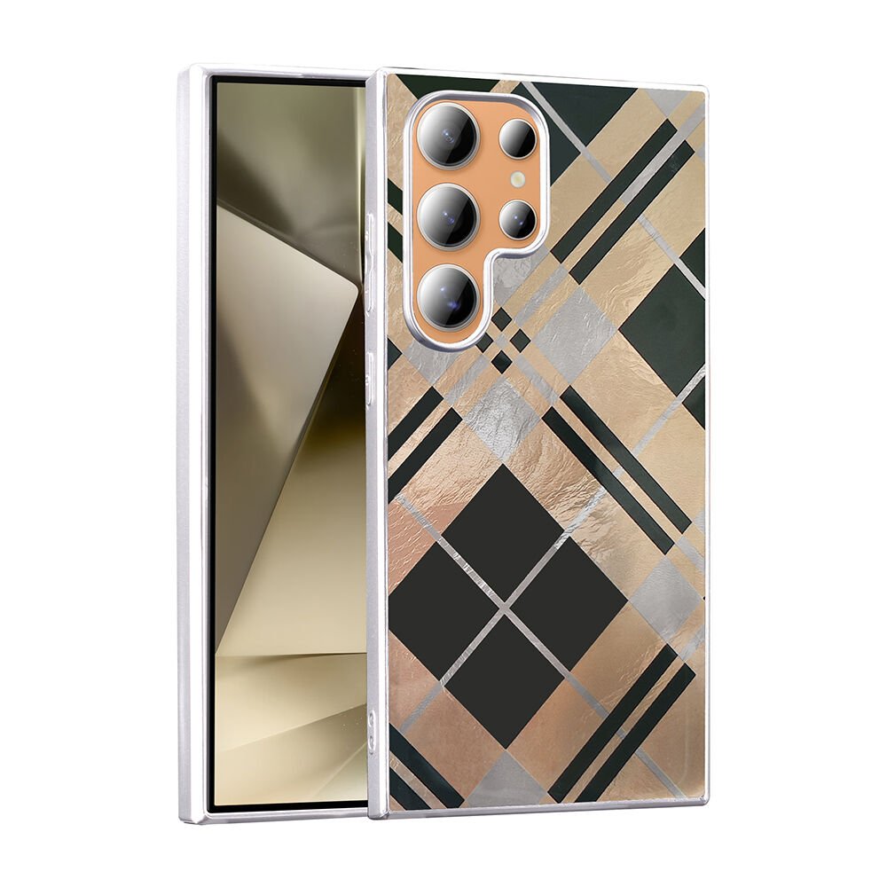 Samsung Galaxy S24 Ultra Kılıf Desenli Mep Kapak Geometrik