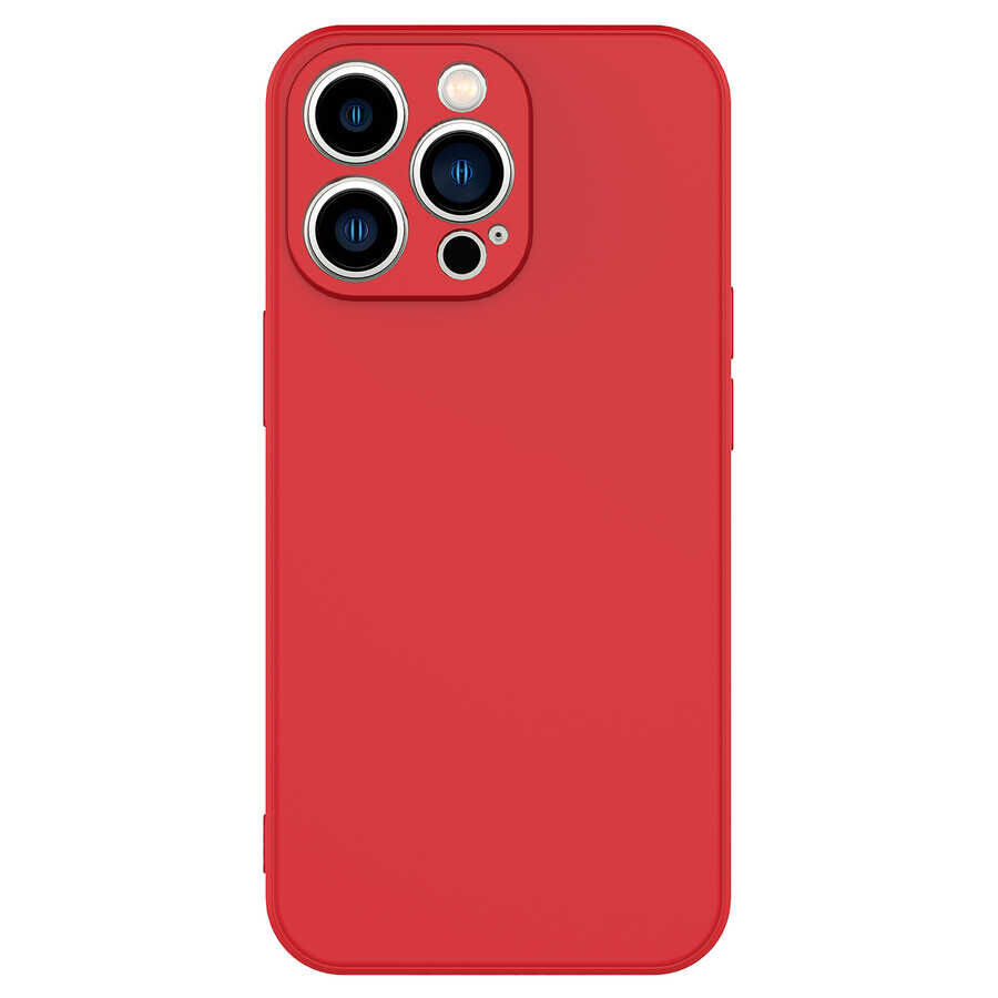 iPhone 13 Pro Max Kamera Korumali Mara Lansman Kapak Kırmızı