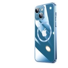 iPhone 14 Kılıf Wireless Şarj Özellikli Sert PC Riksos Magsafe Kapak