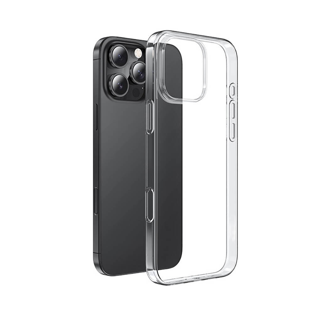 iPhone 16 Pro Kılıf Süper Silikon Kapak Şeffaf