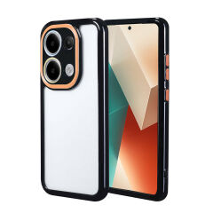 Xiaomi Redmi Note 13 4G Kılıf Kamera Korumalı Renkli Kenar ve Çerçeve Tasarımlı Vitamin Kapak