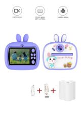 Dijital Fotoğraf Makineleri Çocuk Termal Resim Kağıt Baskılı Yazıcı Kamera Video Makinesi CMR18