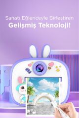 Dijital Fotoğraf Makineleri Çocuk Termal Resim Kağıt Baskılı Yazıcı Kamera Video Makinesi CMR18