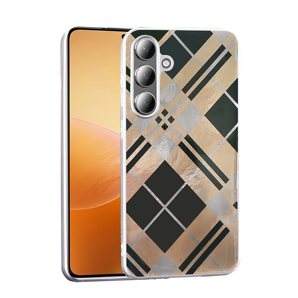 Samsung Galaxy S24 Plus Kılıf Desenli Mep Kapak Geometrik