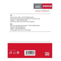 Micro SD Hafıza Kartı 256GB