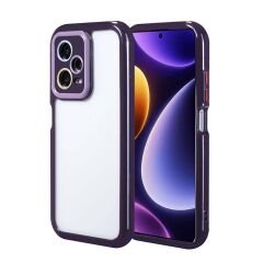 Xiaomi Redmi Note 12 Pro Plus 5G Kılıf Kamera Korumalı Renkli Kenar ve Çerçeve Tasarımlı Vitamin Kapak