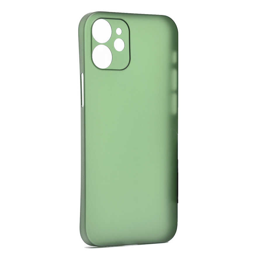 iPhone 12 Mini Kılıf 1.Kalite PP Silikon Yeşil