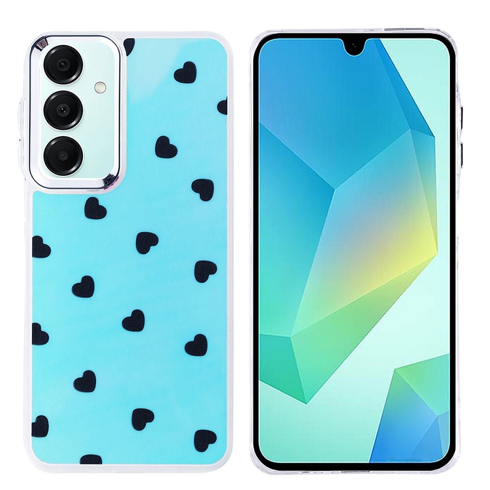 Samsung Galaxy A26 Kılıf Airbag Tasarımlı Hadra Kapak Kalp