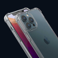 iPhone 13 Pro Max Kılıf Nitro Anti Shock Darbe Emici Köşe Korumalı Şeffaf Silikon Kapak