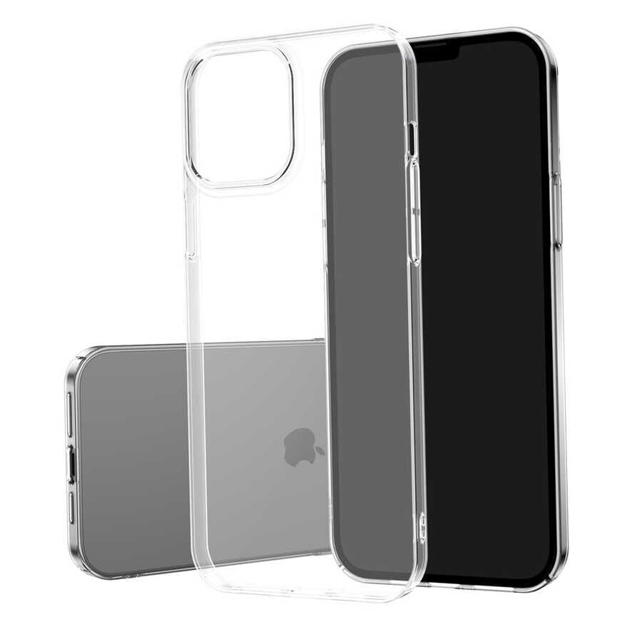 iPhone 14 Kılıf Ultra İnce Sert Kamera Çıkıntılı Şeffaf Vonn Kapak Renksiz
