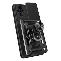 Honor 200 Kılıf Magnetik Standlı Kamera Korumalı Sürgülü Vega Kapak