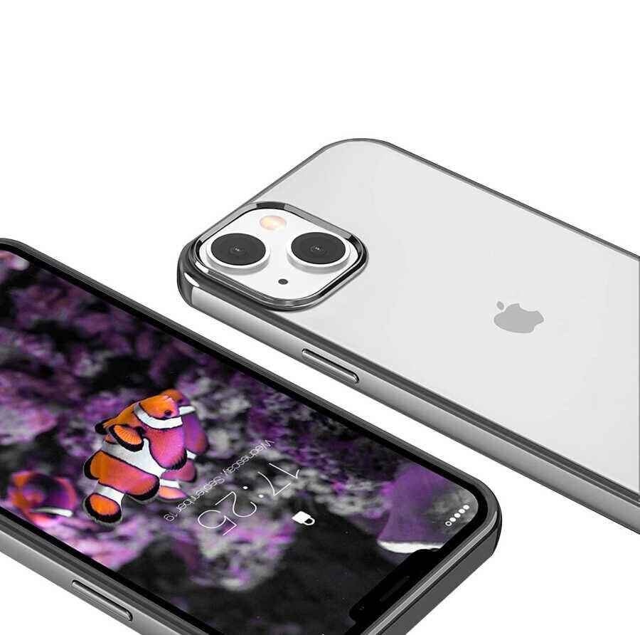iPhone 13 Mini Kılıf Pixel Kapak Siyah