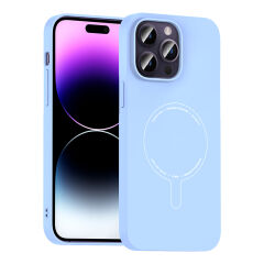 iPhone 14 Pro Max Kılıf M-Safe Şarj Özellikli Kamera Korumalı Premium Elio Sert PC Kapak