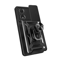 Honor 90 Kılıf Magnetik Standlı Kamera Korumalı Sürgülü Vega Kapak