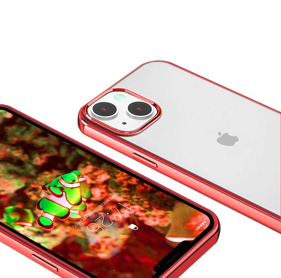 iPhone 13 Mini Kılıf Pixel Kapak Kırmızı