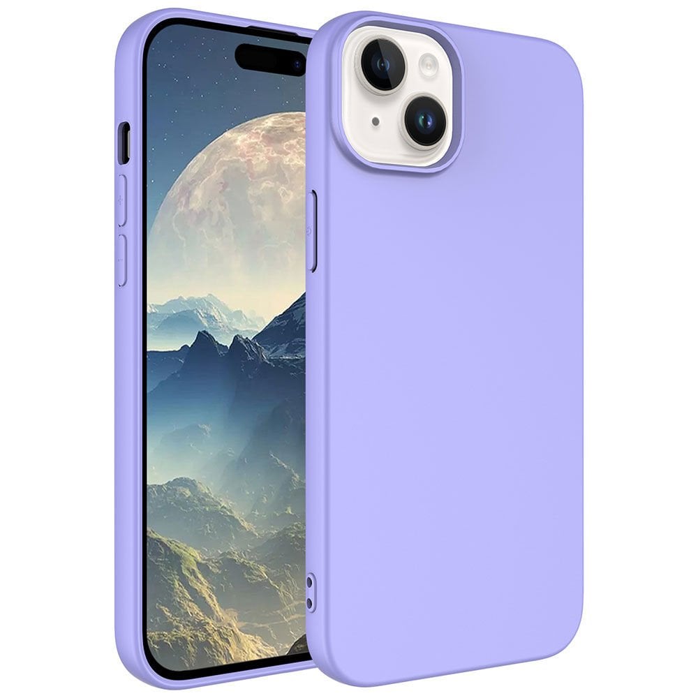 iPhone 15 Plus Kılıf LSR Lansman Kapak Lila