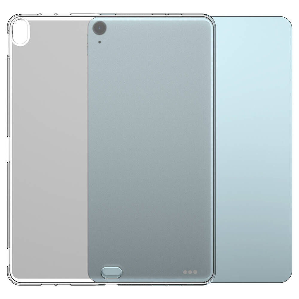 iPad Air 11 2024 Kılıf Tablet Süper Silikon Kapak Şeffaf
