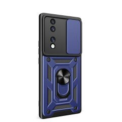 Honor 70 Kılıf Magnetik Standlı Kamera Korumalı Sürgülü Vega Kapak