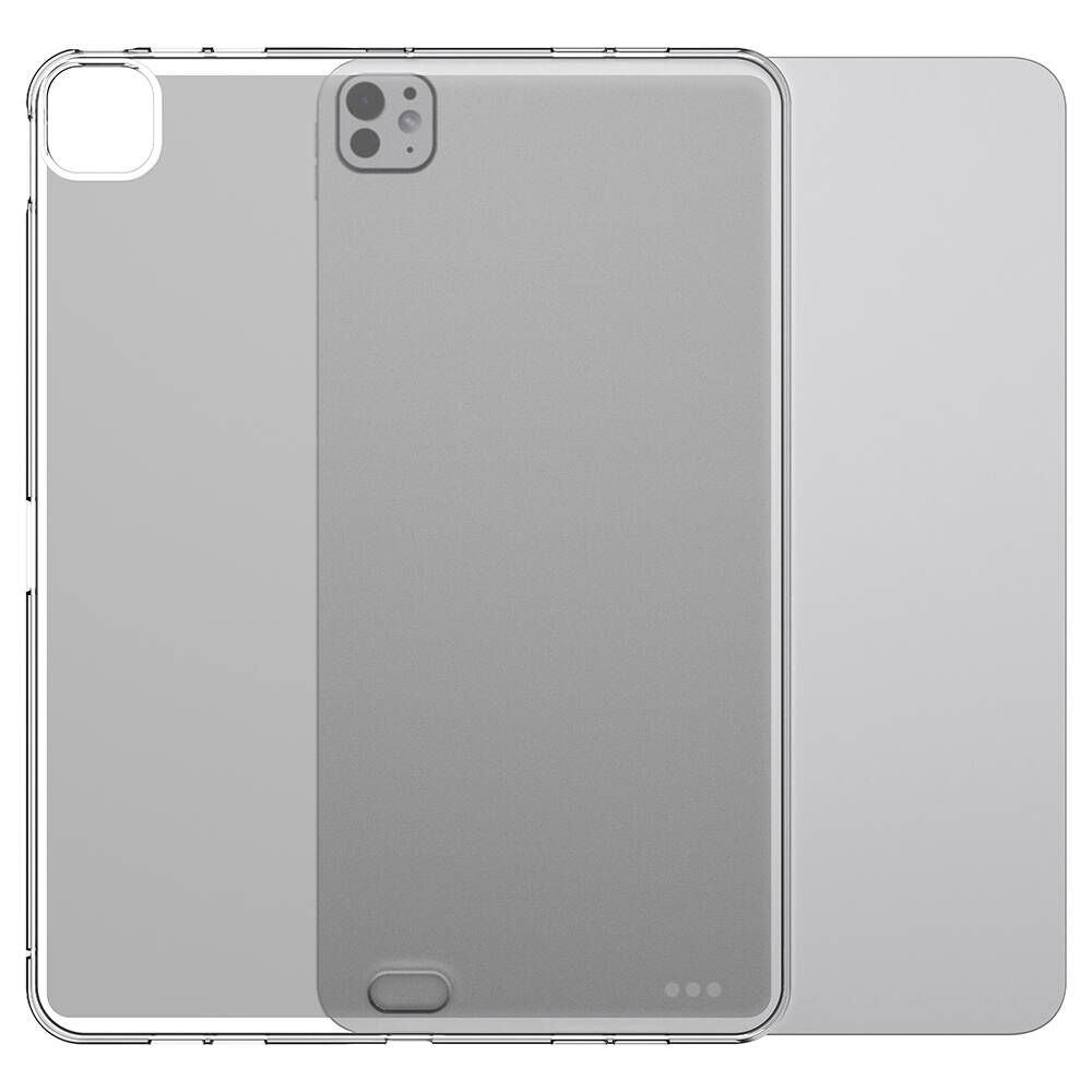 iPad Pro 11 2024 Kılıf Tablet Süper Silikon Kapak Şeffaf
