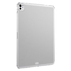 iPad Pro 13 2024 Kılıf Tablet Süper Silikon Kapak Şeffaf