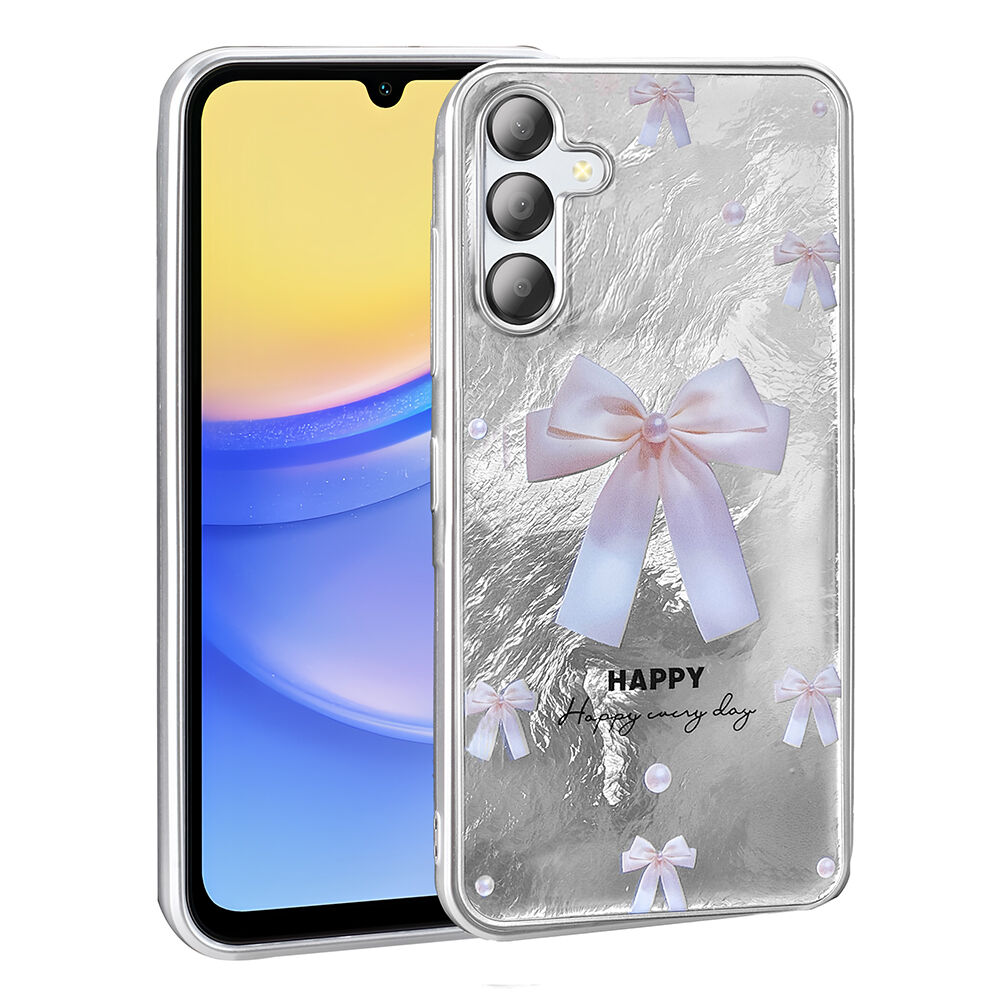 Samsung Galaxy A56 Kılıf Desenli Mep Kapak İncili Fiyonk