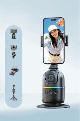 Tripod 360 Yüz Takip Gimbal Akıllı Video Selfie Telefon Tutucu P03