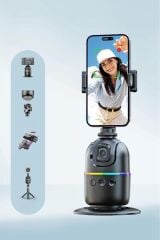Tripod 360 Yüz Takip Gimbal Akıllı Video Selfie Telefon Tutucu P03