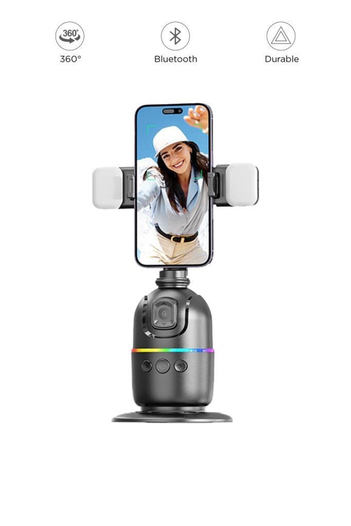 Tripod 360 Yüz Takip Gimbal Akıllı Video Selfie Telefon Tutucu P03